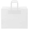  250 db fehér papírzacskók fogantyúkkal 32x17x25 cm