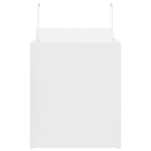  250 db fehér papírzacskók fogantyúkkal 32x22x24 cm