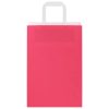  250 db rózsaszín papírzacskók fogantyúkkal 21x11x31 cm