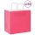  250 db rózsaszín papírzacskók fogantyúkkal 26x17x25 cm