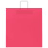  250 db rózsaszín papírzacskók fogantyúkkal 45x17x48 cm