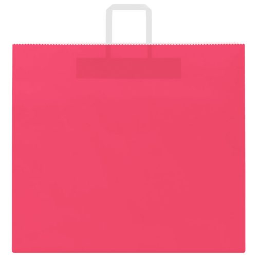 250 db rózsaszín papírzacskók fogantyúkkal 54x15x49 cm