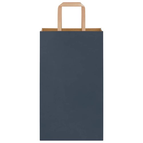  50 db kék papírzacskók fogantyúkkal 21x11x36 cm