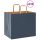  250 db kék papírzacskók fogantyúkkal 32x22x28 cm
