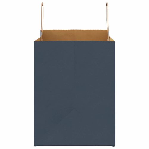  250 db kék papírzacskók fogantyúkkal 32x22x28 cm