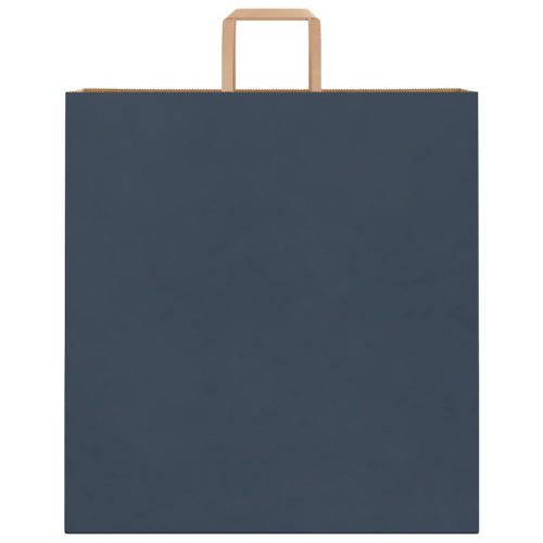  250 db kék papírzacskók fogantyúkkal 45x17x48 cm