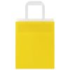  50 db sárga papírzacskók fogantyúkkal 18x8x22 cm