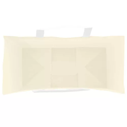  50 db sárga papírzacskók fogantyúkkal 18x8x22 cm