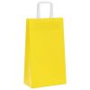  50 db sárga papírzacskók fogantyúkkal 21x11x36 cm