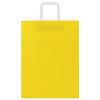  50 db sárga papírzacskók fogantyúkkal 26x12x35 cm