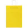  50 db sárga papírzacskók fogantyúkkal 32x17x44 cm