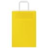  250 db sárga papírzacskók fogantyúkkal 21x11x31 cm