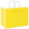  250 db sárga papírzacskók fogantyúkkal 32x17x25 cm