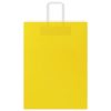  250 db sárga papírzacskók fogantyúkkal 32x17x44 cm