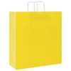  250 db sárga papírzacskók fogantyúkkal 45x17x48 cm