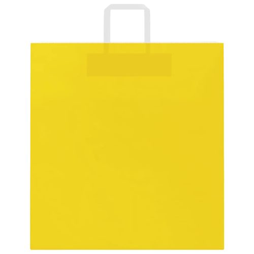  250 db sárga papírzacskók fogantyúkkal 45x17x48 cm