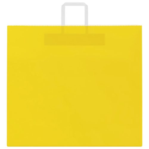  250 db sárga papírzacskók fogantyúkkal 54x15x49 cm