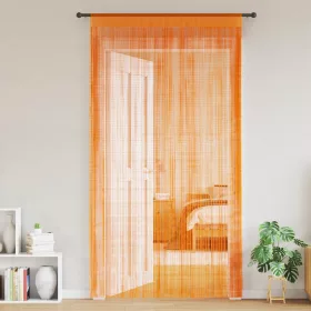  2 db narancssárga zsinórfüggöny 100 x 250 cm