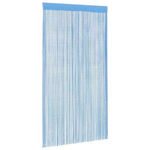  2 db világoskék zsinórfüggöny 140 x 250 cm