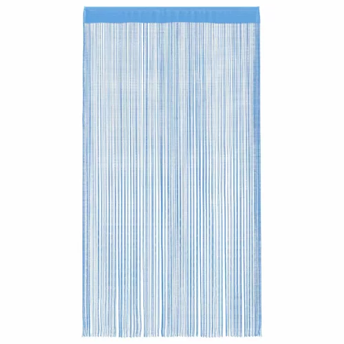  2 db világoskék zsinórfüggöny 140 x 250 cm
