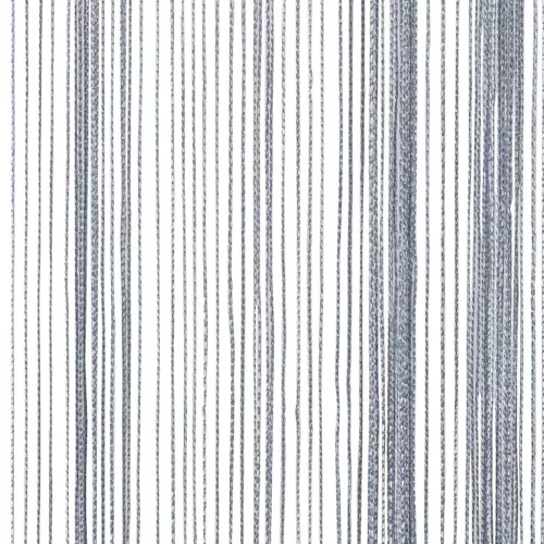  2 db világosszürke zsinórfüggöny 140 x 250 cm