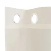  2 db krémszínű fátyolfüggönyök rojtokkal 140x260 cm