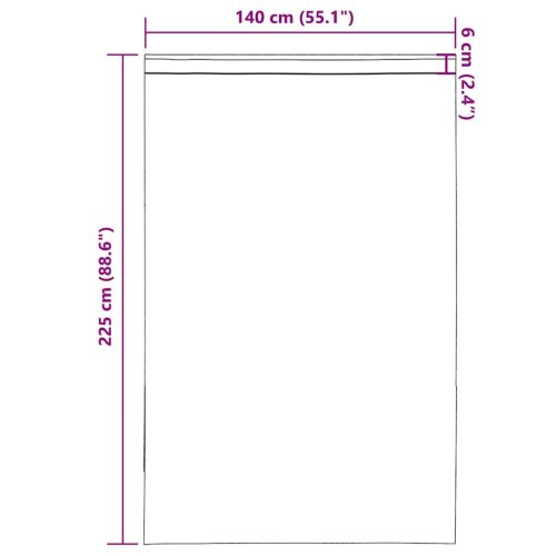  2 db almazöld fátyolfüggönyök rúd zsebekkel 140x260 cm