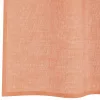  2 db terrakotta voile függönyök rúd zsebekkel