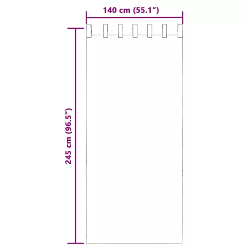  2 db almazöld fátyolfüggönyök fülecske tetejével 140x260 cm