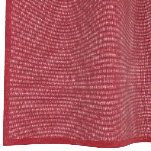  2 db borvörös fátyolfüggönyök hurokkal 140x140 cm