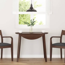  barna tömörfa gumi étkezőasztal