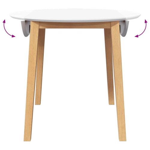  természetes tömörfa gumi étkezőasztal