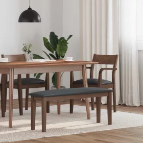  barna tömörfa gumiból pad 110 cm