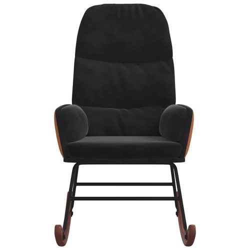  fekete bársony hintaszék