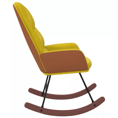  sárga bársony hintaszék