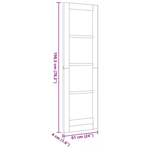  Belső Ajtó ORKDAL Barna 61 x 198,5 cm