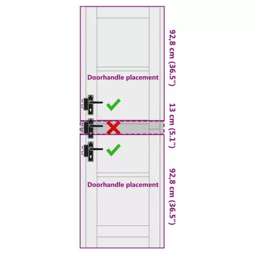  Belső Ajtó ORKDAL Fehér alapozott 61 x 198,5 cm