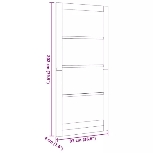  Belső Ajtó ORKDAL Fehér előkészített 93 x 202 cm