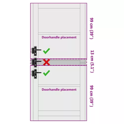  Belső Ajtó ORKDAL Fehér alapozott 93 x 211 cm