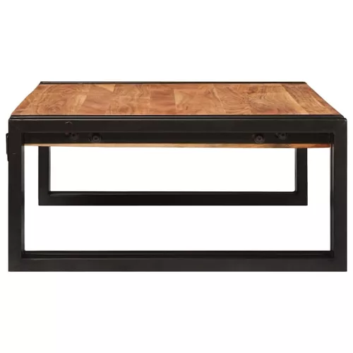  Fürdőszobai polc 65 x 50 x 23 cm Tömör mangófából, vas