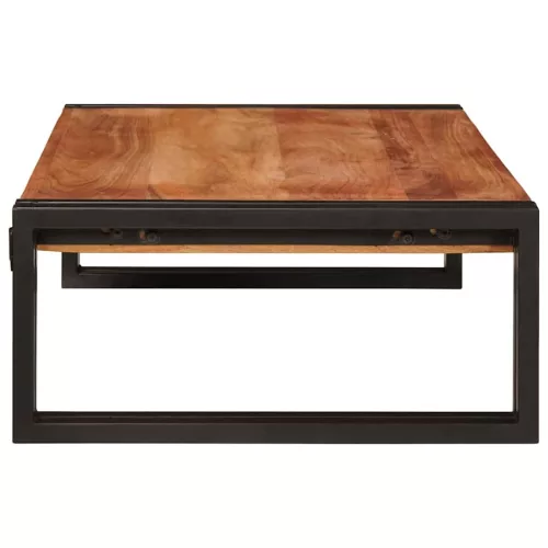  Fürdőszobai polc 80 x 50 x 23 cm Tömör mangófából, vas