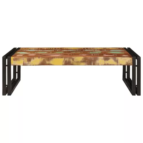  Fürdőszobai polc 80 x 50 x 23 cm Tömör mangófából, vas