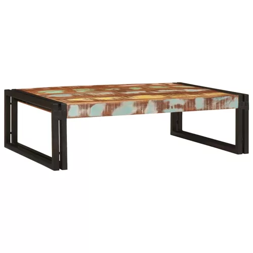  Fürdőszobai polc 80 x 50 x 23 cm Tömör mangófából, vas