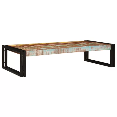  Fürdőszobai polc 100 x 50 x 23 cm Tömör mangófából, vas