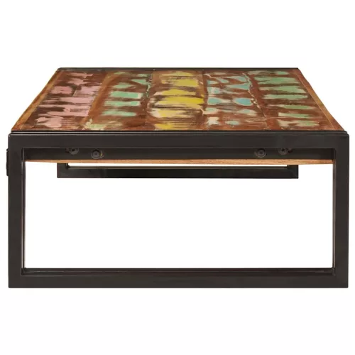  Fürdőszobai polc 100 x 50 x 23 cm Tömör mangófából, vas