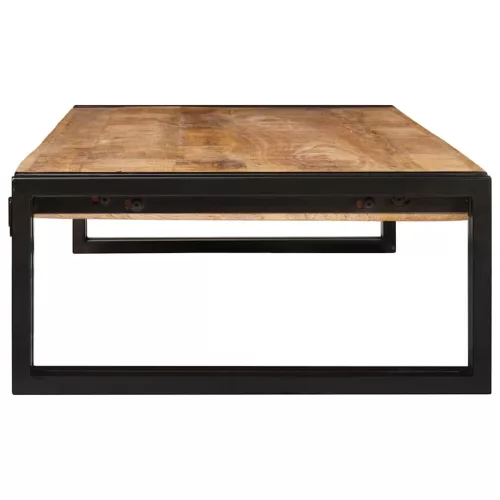  Fürdőszobai polc 120 x 50 x 23 cm Tömör mangófából, vas