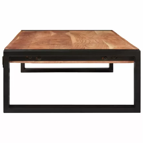  Fürdőszobai polc 120 x 50 x 23 cm Tömör mangófából, vas