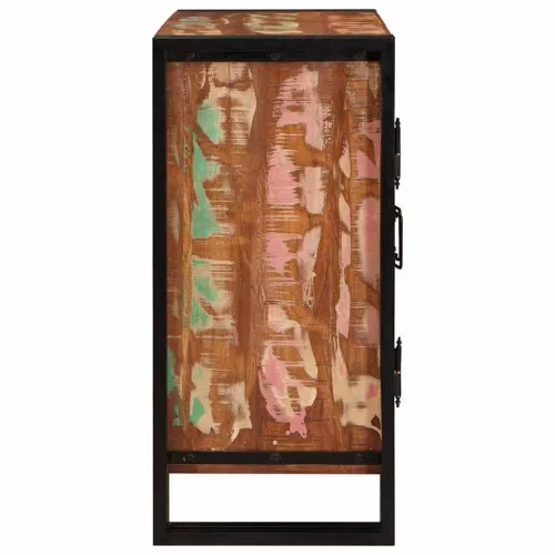  Éjjeliszekrény Sokszínű tömör újrahasznosított fa