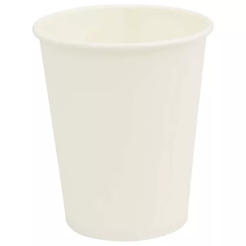  1000 db fehér papír kávéscsészék 8oz 200ml