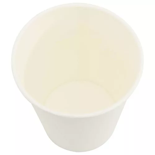  1000 db fehér papír kávéscsészék 8oz 200ml